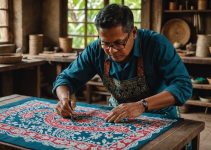 découvrez l’artisanat local avec le cuir, le batik et le bois sculpté : des savoir-faire uniques à soutenir directement sur place, pour valoriser le travail artisanal et encourager l’économie locale.