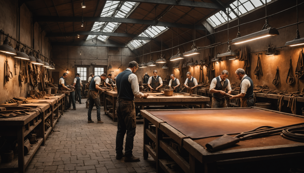 Savoir faire cuir et accessoires en Italie