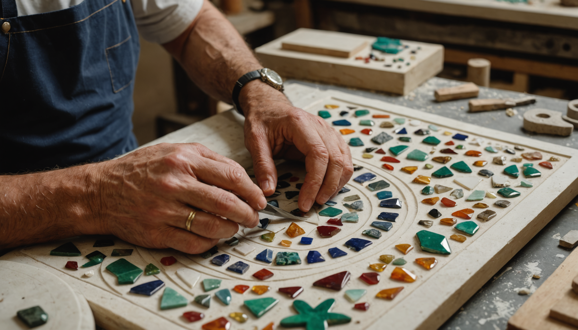découvrez les ateliers de pietra dura et de marqueterie de marbre, où vous pouvez observer ces arts traditionnels ou participer à des sessions pratiques pour apprendre leurs techniques raffinées.