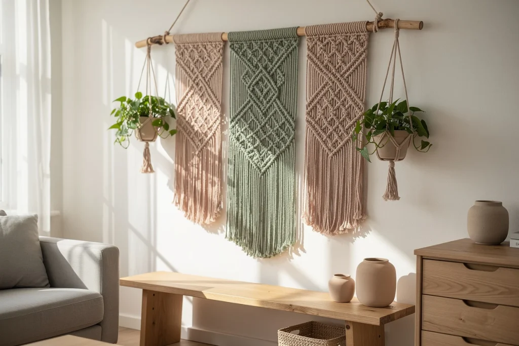 Les tendances macramé 2026 : formes, couleurs et styles qui vont dominer l’année